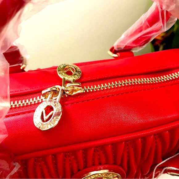 Valentino Orlandi Quilted Red Bag New - Picture 7 of 16